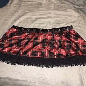 Torrid Intimates Plaid Skirt